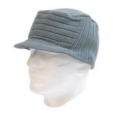 Reggae Style Skull Cap  Cinza