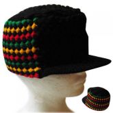 Rasta Beenie Kufi Cap Hat Jamaica Reggae Negril