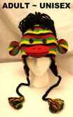 REGGAE SOCK MONKEY HAT knit ADULT